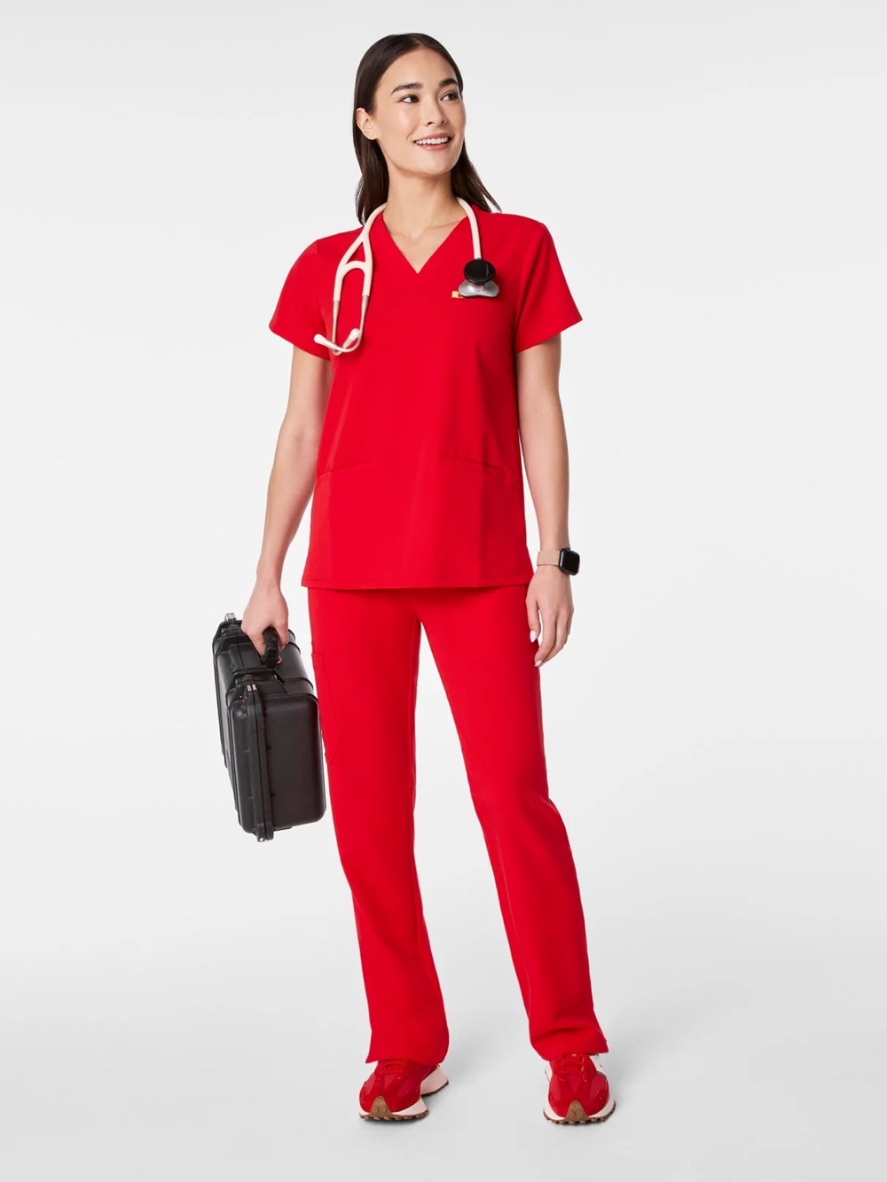 🧧 Figs Pop Red SCRUB SET 🧧